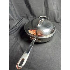 Emeril Lagasse 3 Qt Stainless Steel Saute Pan with Lid and‎ Helper Handle Silver